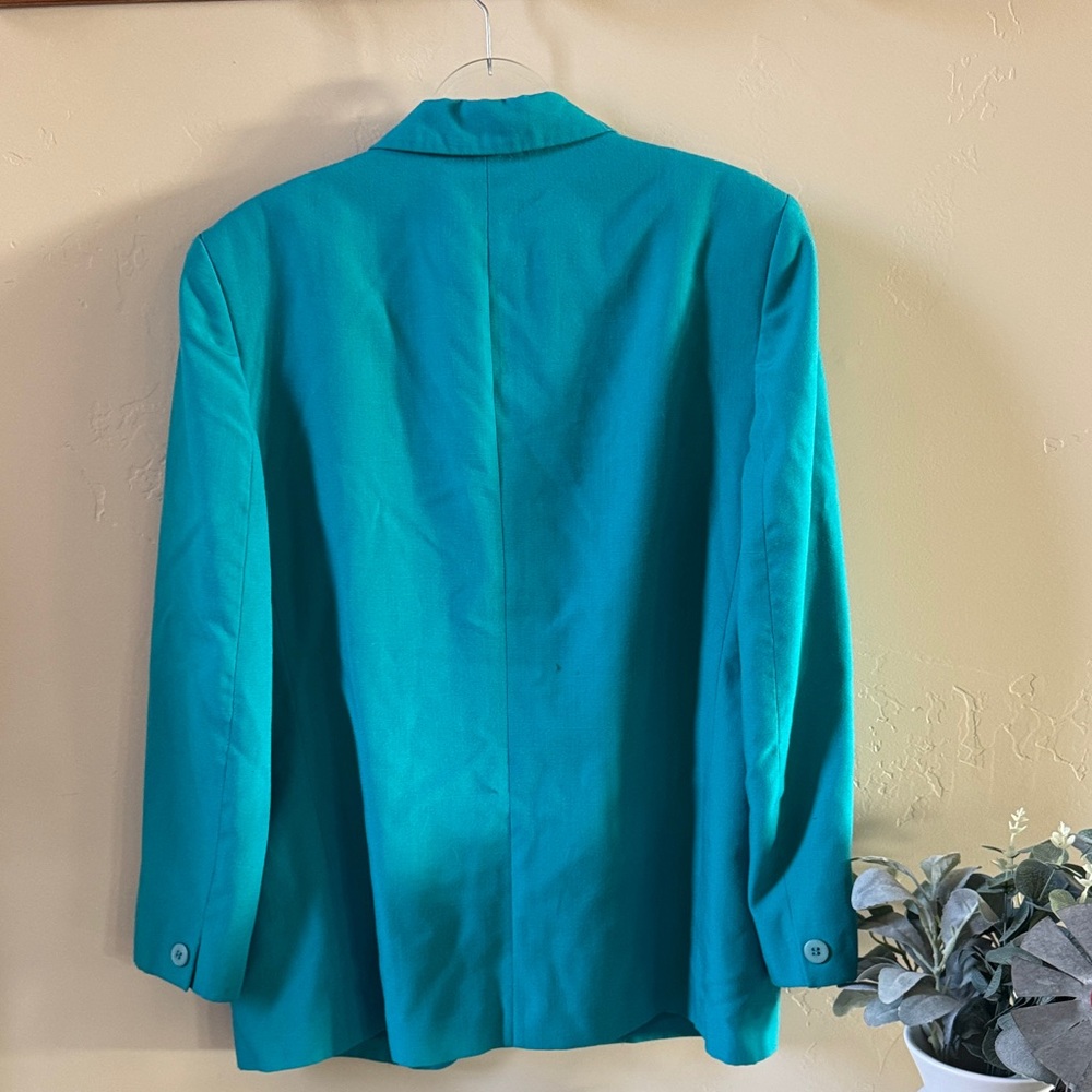Pendleton Teal Women's Blazer Jacket - image 5